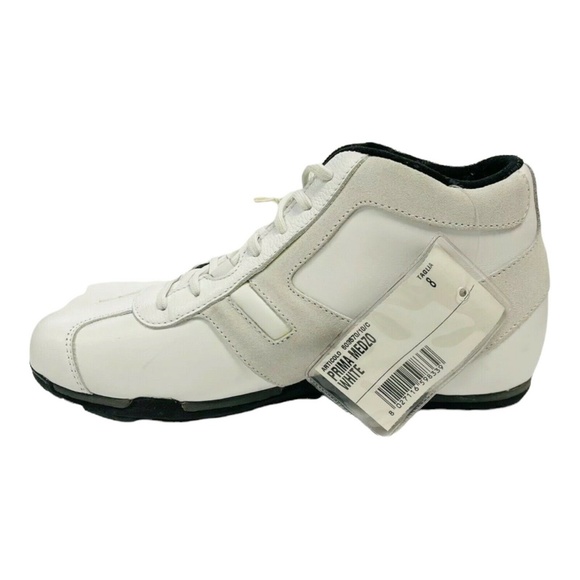 Dolomite Hand Made Italy White Leather Sneaker Shoe Mens 8 C - Picture 4 of 6